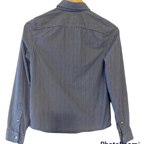 Abercrombie Kids Cotton Long Sleeve Button Down Shirt Muscle Fit - Picture 4 of 10